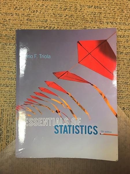 Cover of Essentials of Statistics (5th Edition) Triola, Mario F.