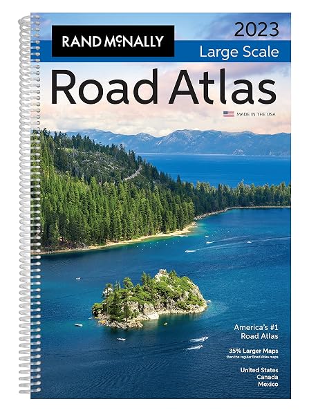 Cover of Rand McNally 2023 Large Scale Road Atlas (Rand McNally Large Scale Road Atlas USA)