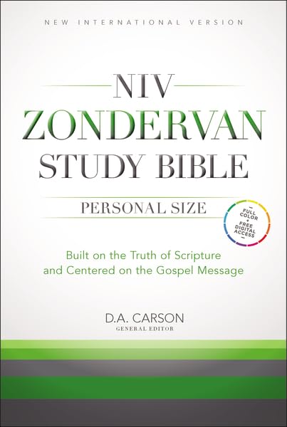 Cover of NIV Zondervan Study Bible, Personal Size, Hardcover: Built on the Truth of Scripture and Centered on the Gospel Message