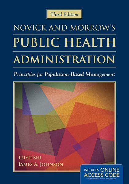 Cover of Novick & Morrow's Public Health Administration: .